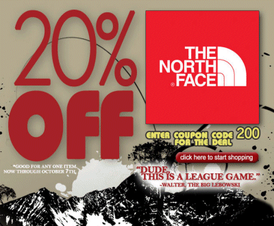 north face deals coupons