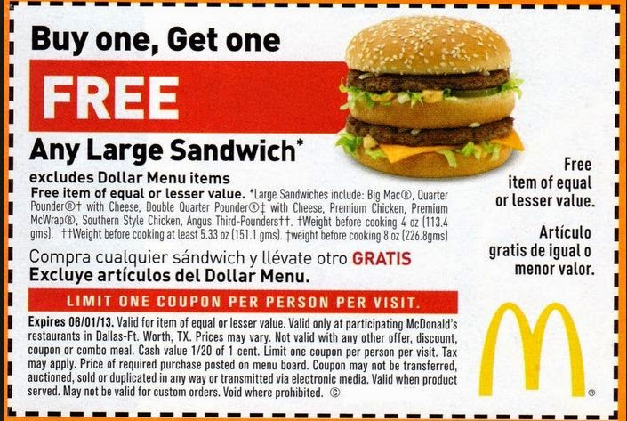 mcdonalds coupon codes august Grab Your Printable Coupons