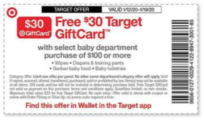 target coupons code