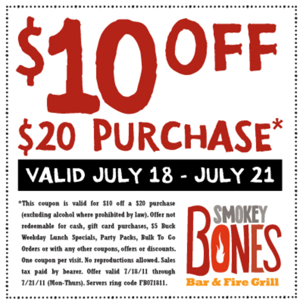 Smokey-Bones-10-off-2021 coupons-free