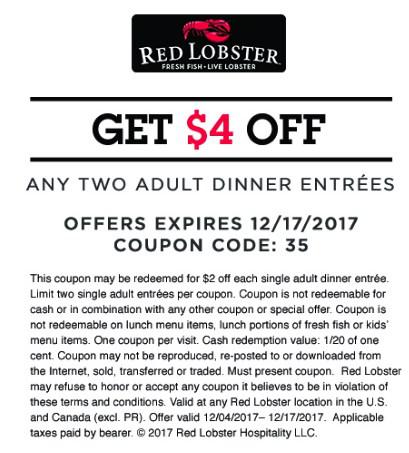 Red Lobster Printable Coupons | Grab Your Printable Coupons