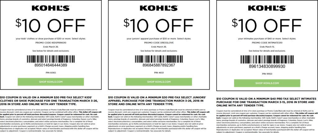 March kohls online march 2022 shipping-coupon
