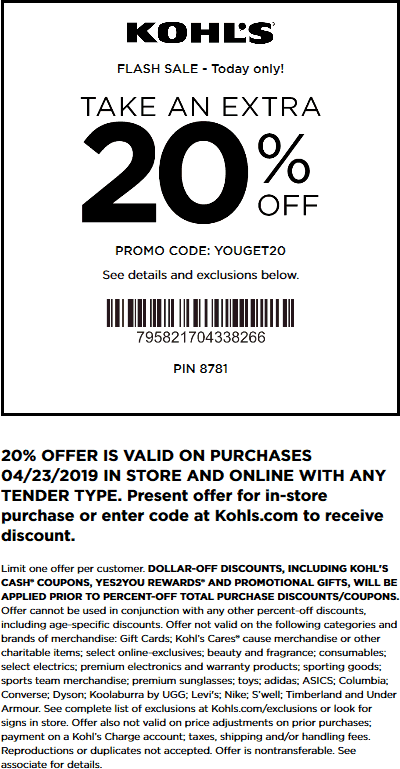 online-scan-kohls coupon code - 2022