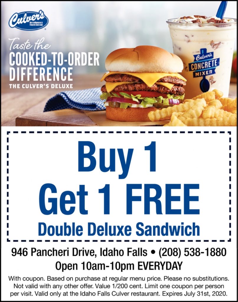 Updated 2021 Culvers coupons | Grab Your Printable Coupons